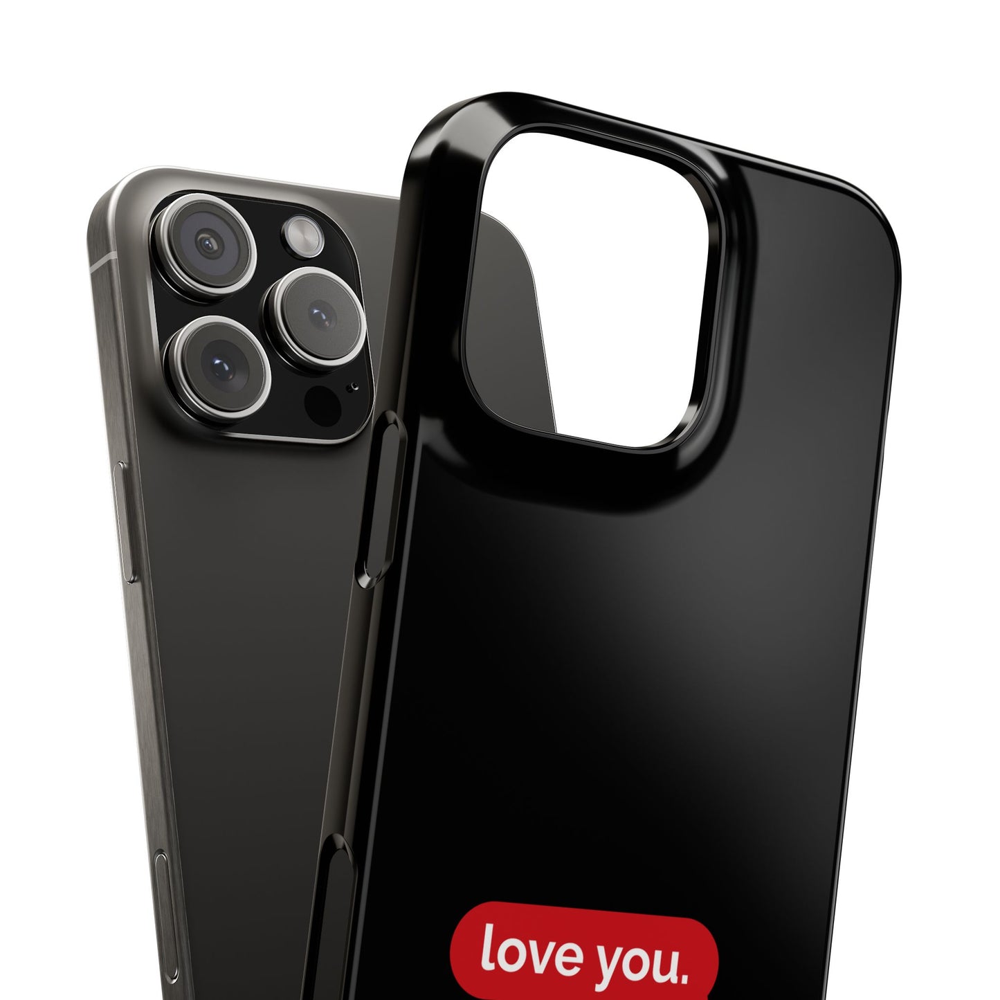 Husă telefon — love you. / tnx.