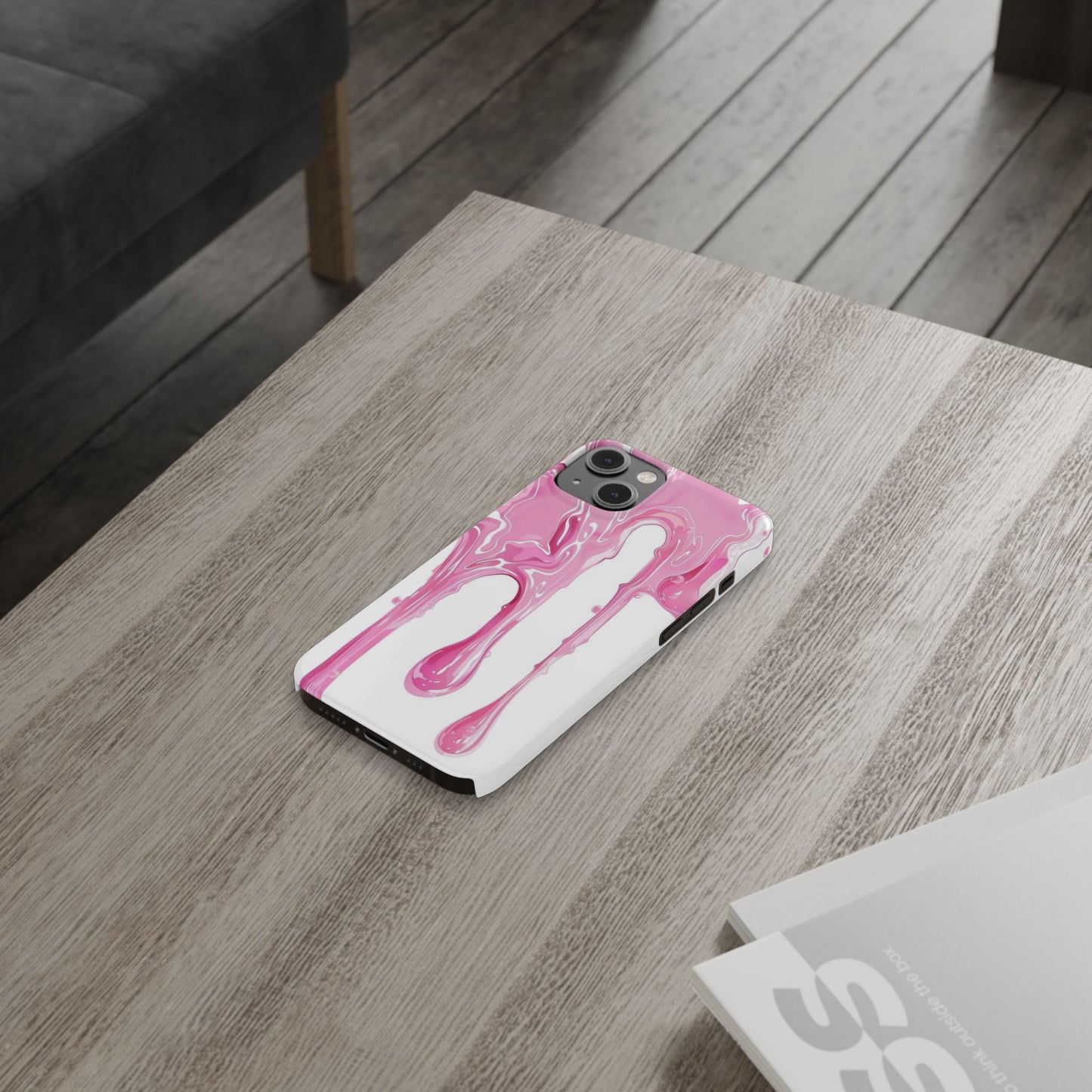 Husă telefon — Pink Drip