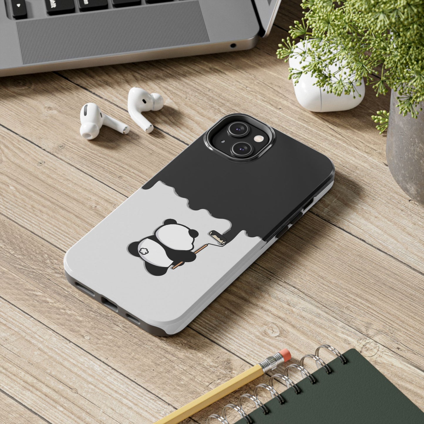 Husă telefon — Panda Paint Roller
