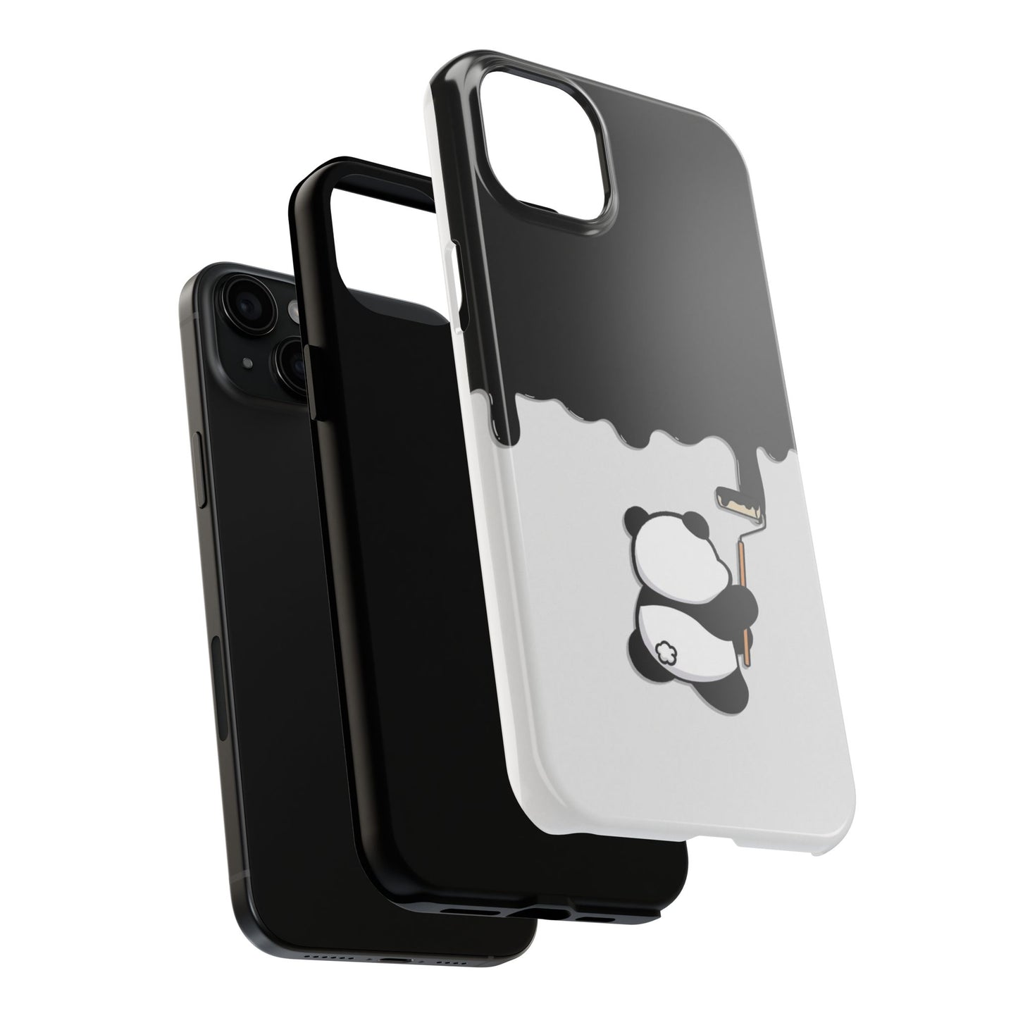 Husă telefon — Panda Paint Roller