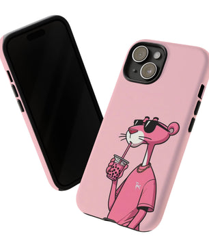 Husă telefon — Pink Panther Bubble Tea