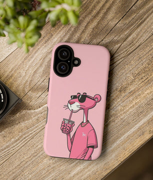 Husă telefon — Pink Panther Bubble Tea