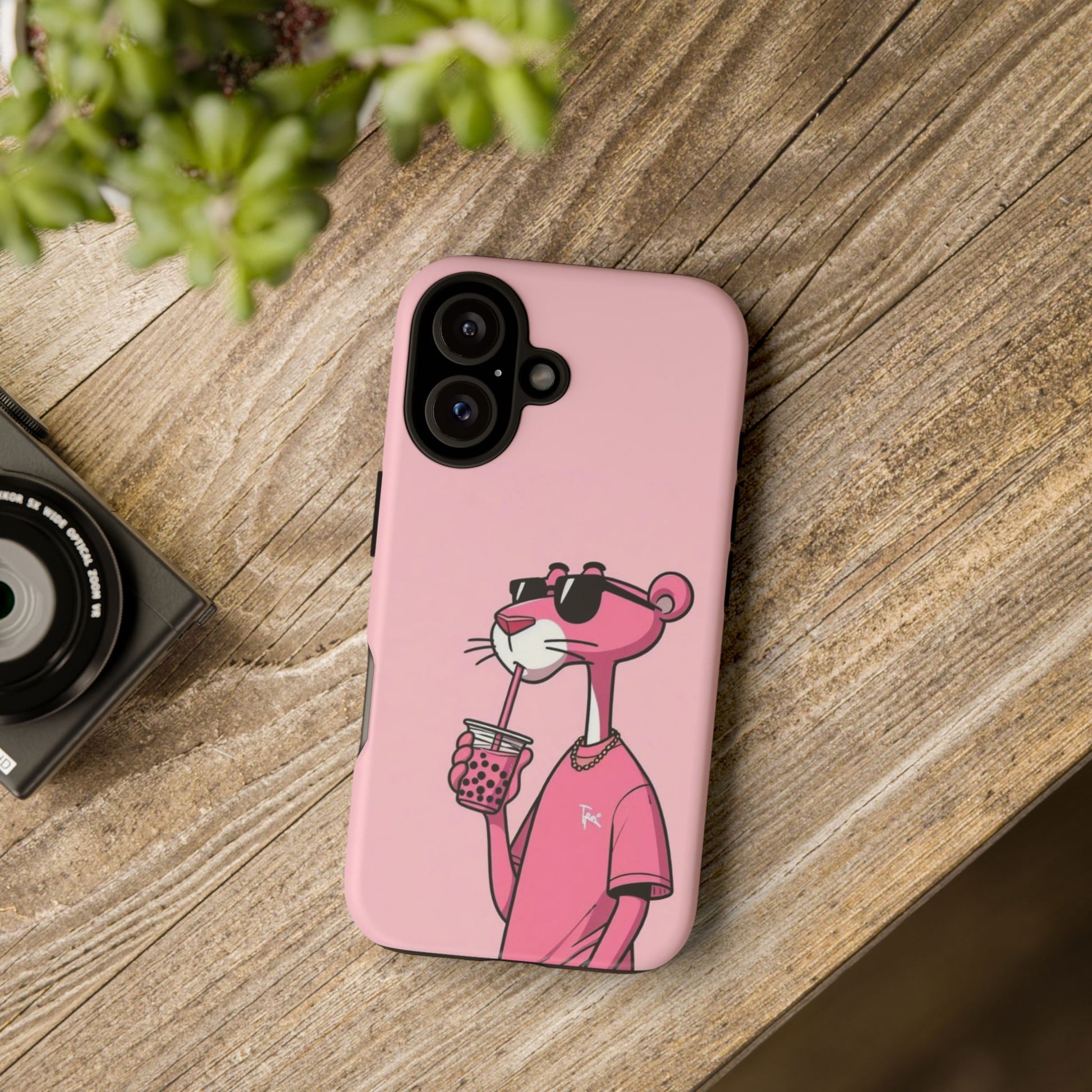 Husă telefon — Pink Panther Bubble Tea