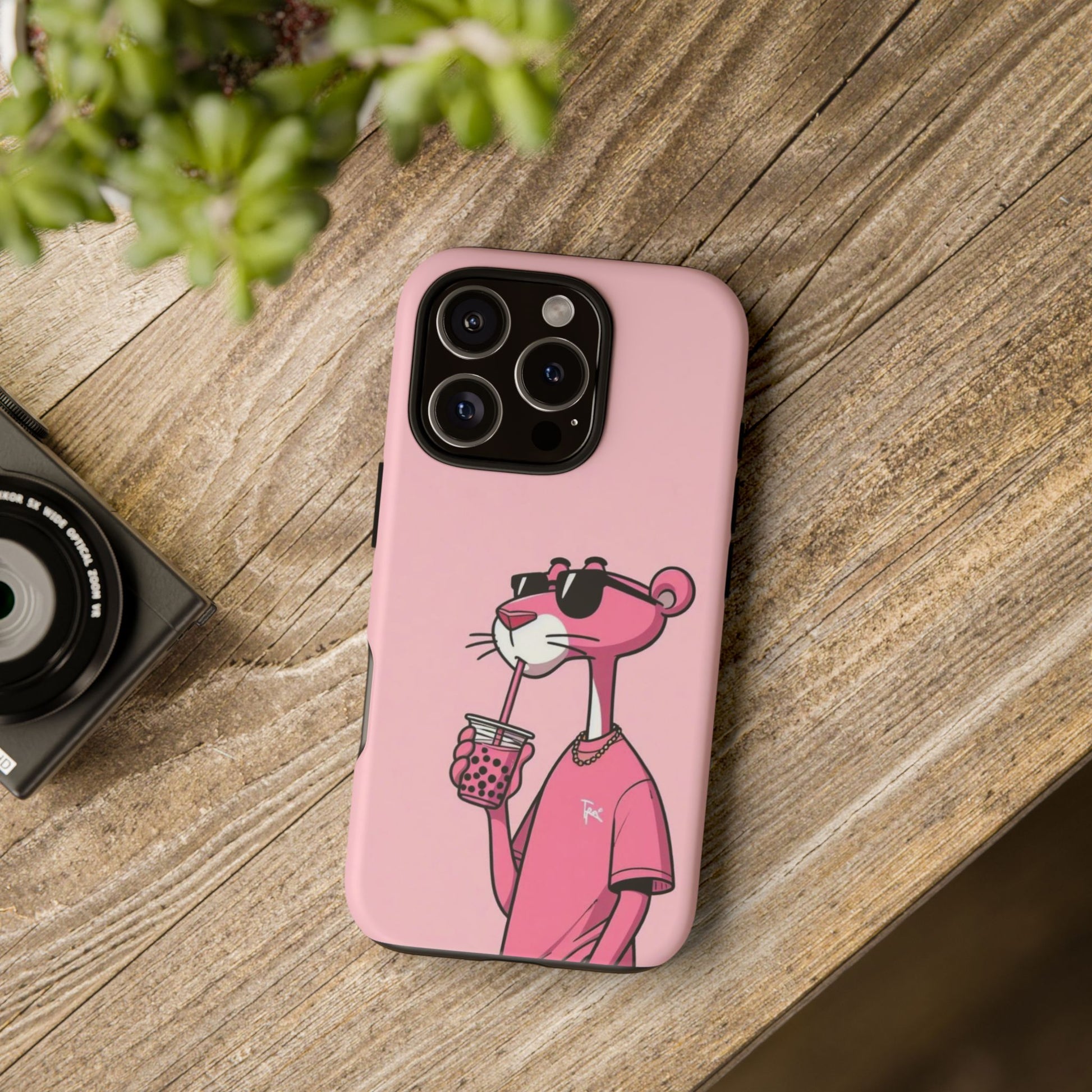 Husă telefon — Pink Panther Bubble Tea