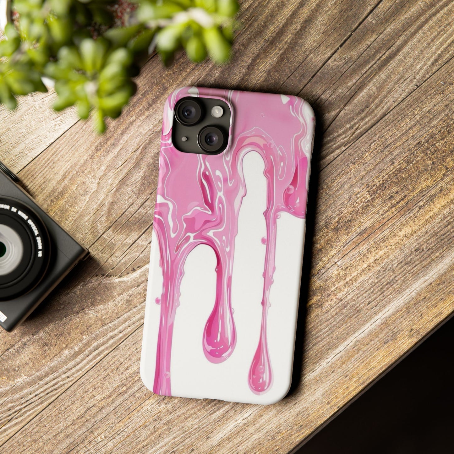 Husă telefon — Pink Drip