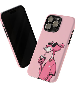 Husă telefon — Pink Panther Bubble Tea
