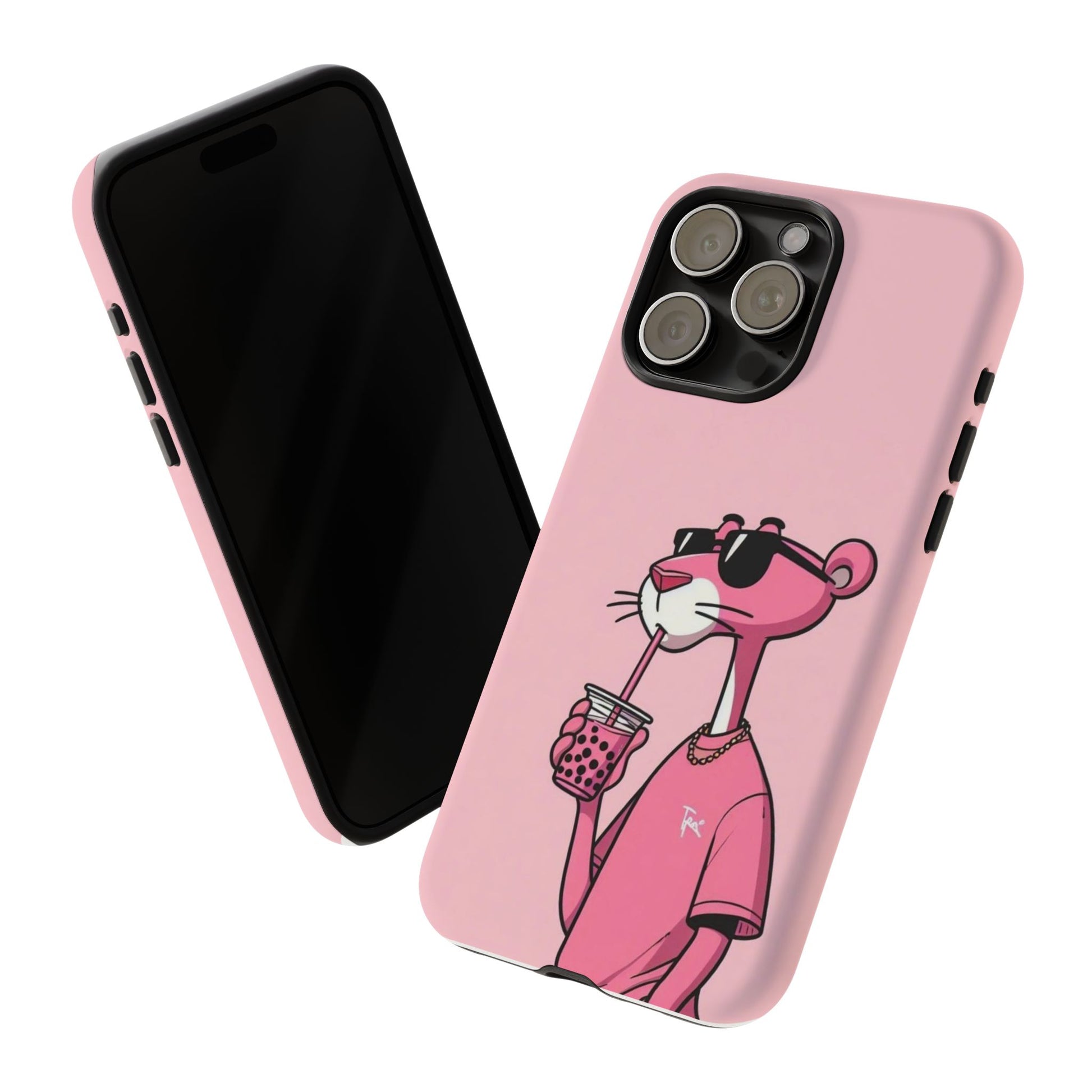 Husă telefon — Pink Panther Bubble Tea