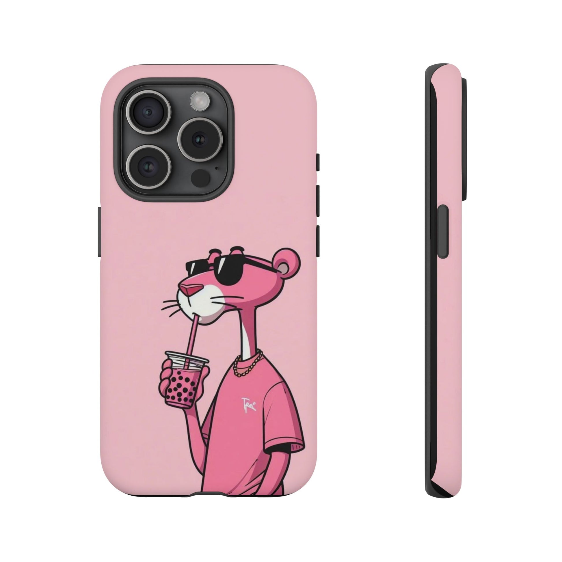 Husă telefon — Pink Panther Bubble Tea