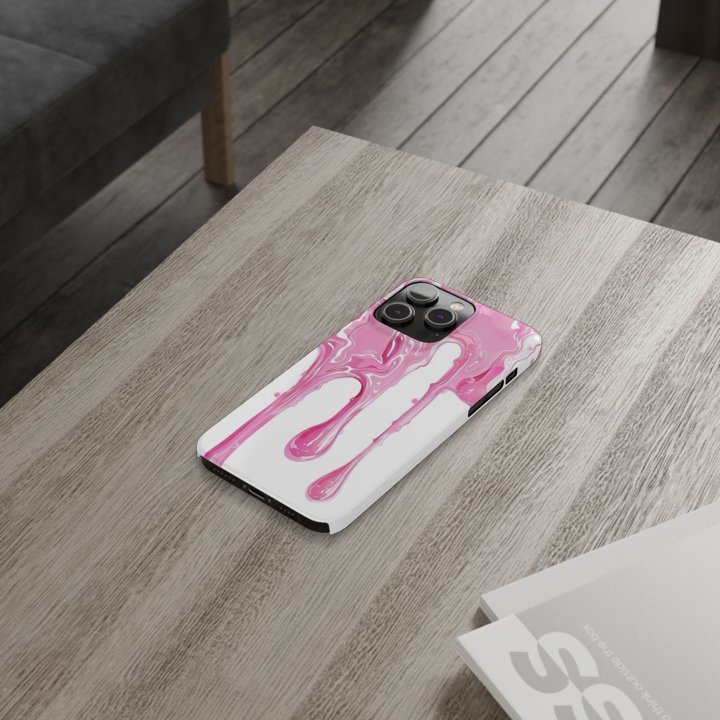 Husă telefon — Pink Drip