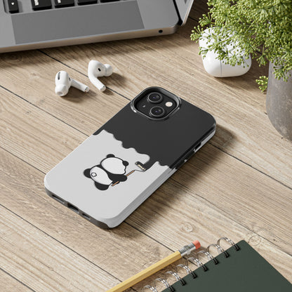 Husă telefon — Panda Paint Roller