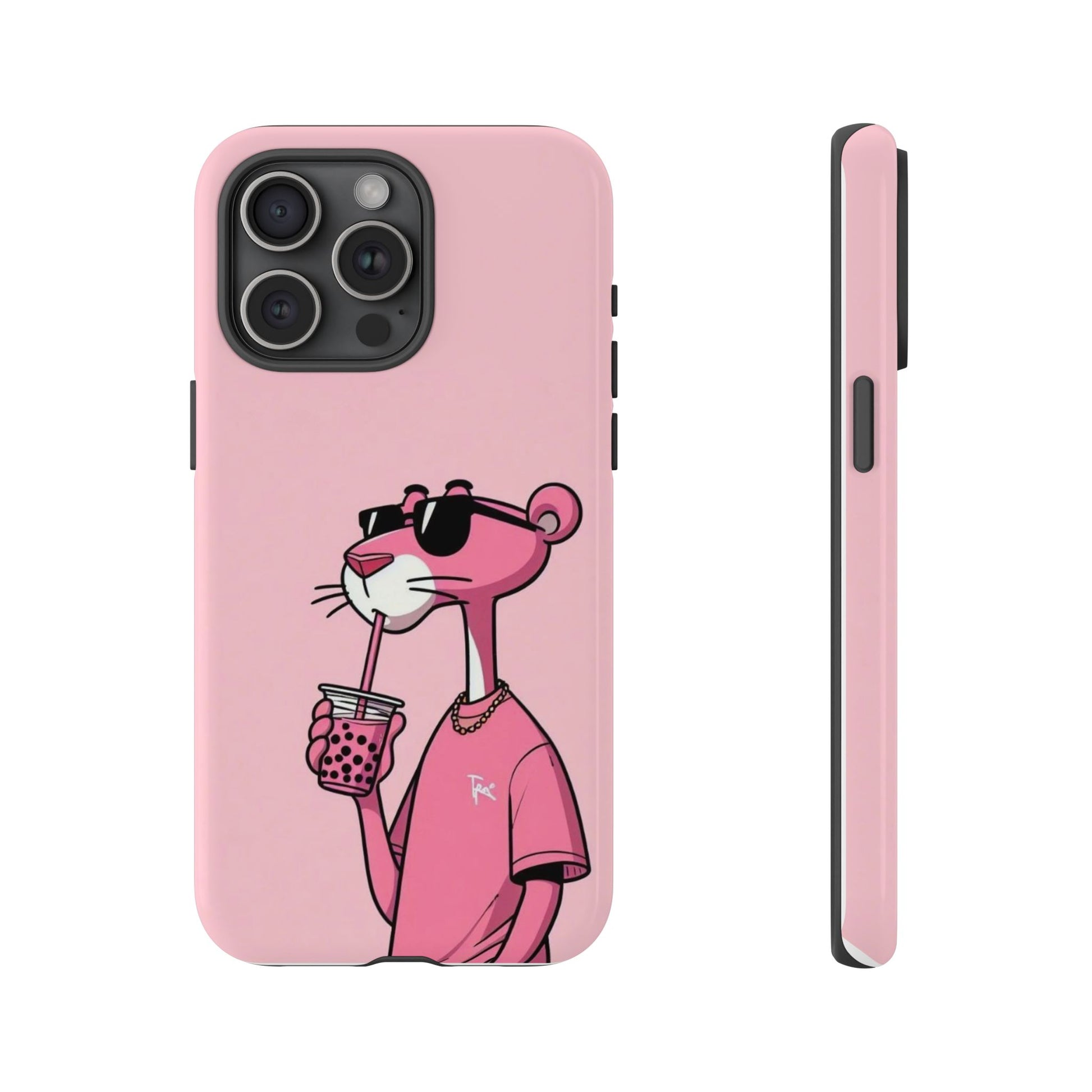 Husă telefon — Pink Panther Bubble Tea