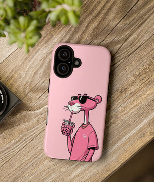 Husă telefon — Pink Panther Bubble Tea