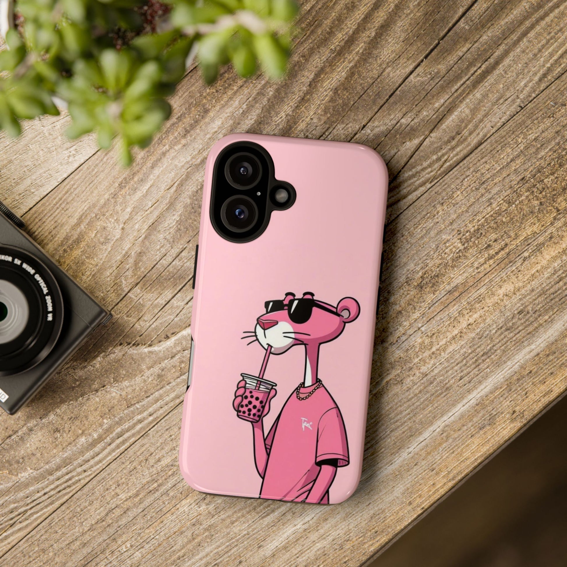 Husă telefon — Pink Panther Bubble Tea