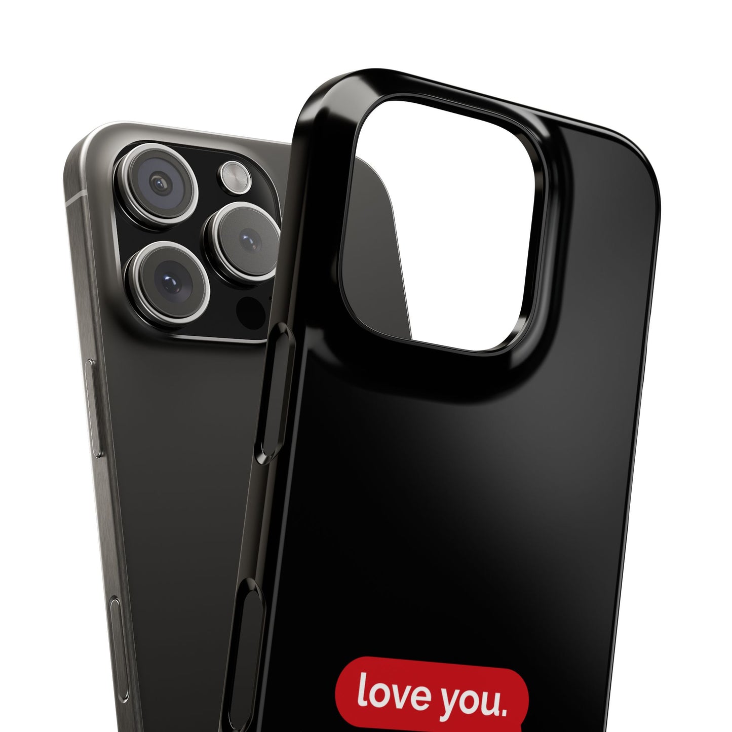 Husă telefon — love you. / tnx.