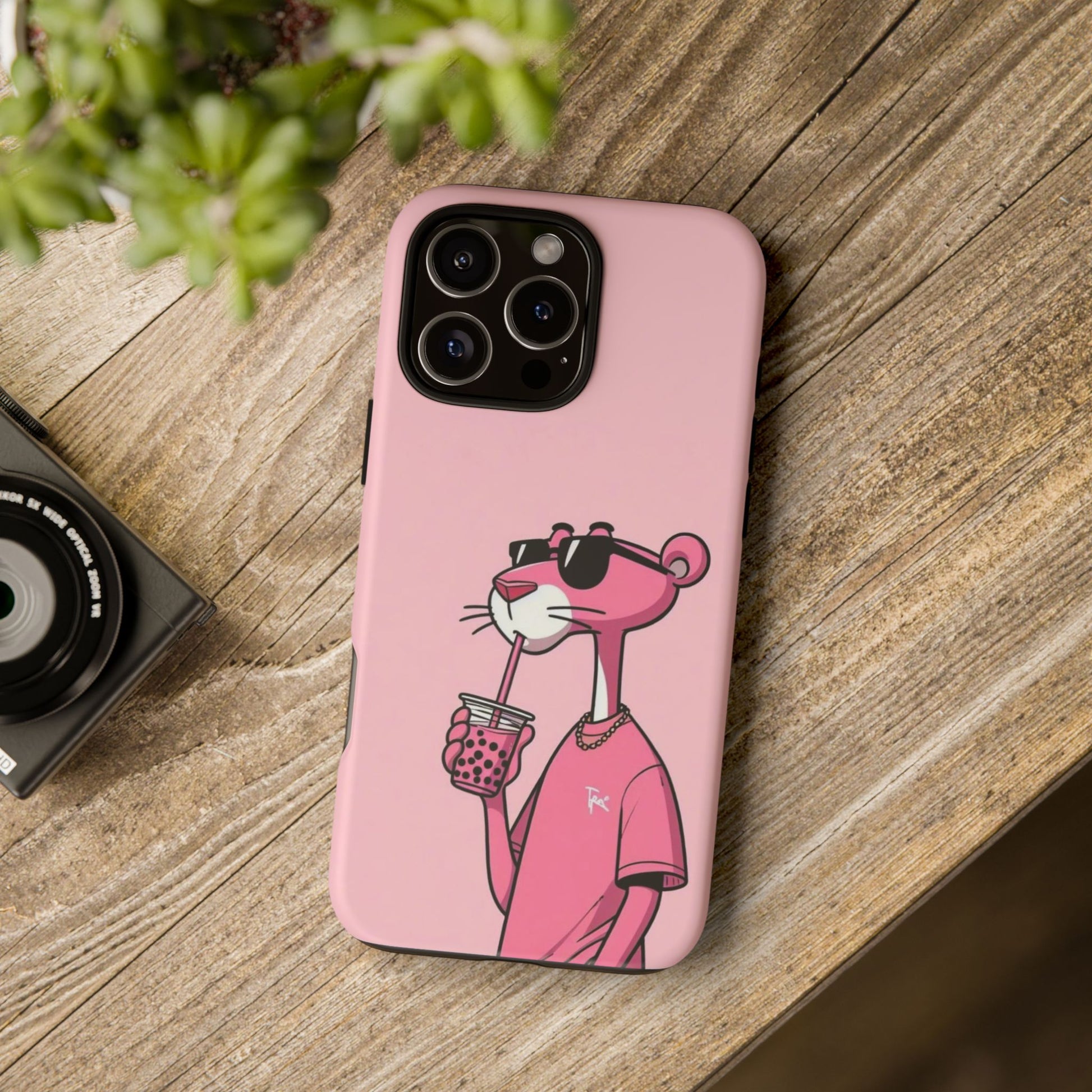 Husă telefon — Pink Panther Bubble Tea
