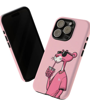 Husă telefon — Pink Panther Bubble Tea